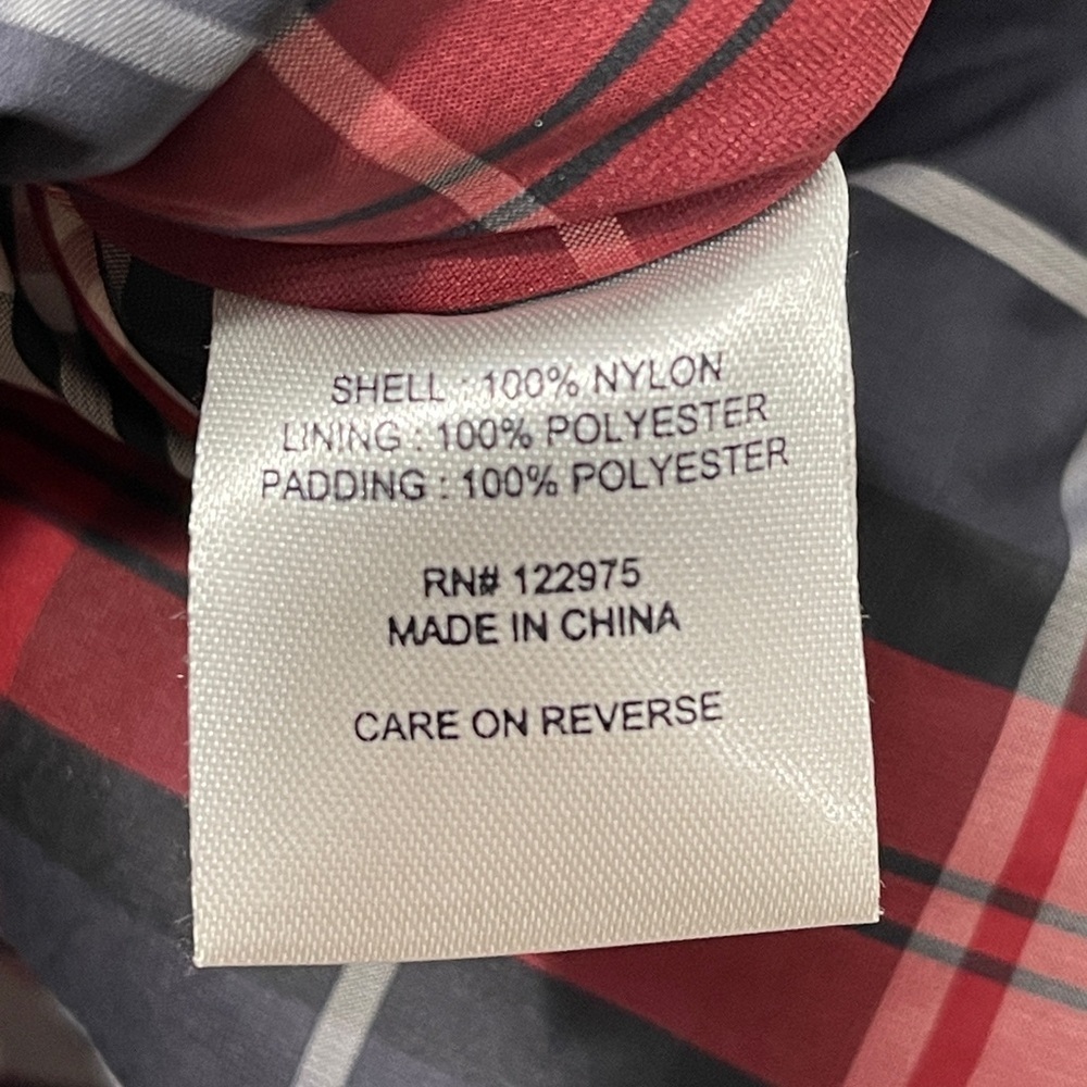 Southern Proper Green Quilted Puffer Varsity Vest Plaid Lining Size Large Preppy - Picture 5 of 8